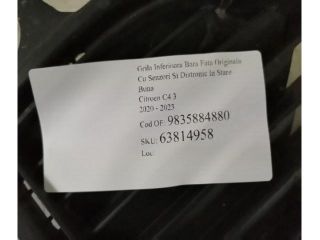 bontott CITROËN C4 III Első Lökhárító Alsó Középső Díszrács