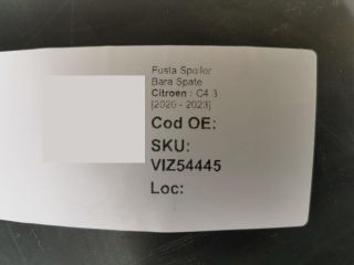 bontott CITROËN C4 III Hátsó Lökhárító Alsó (Műanyag)