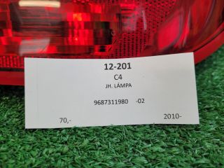 bontott CITROËN C4 Jobb Hátsó Lámpa