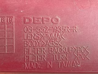 bontott CITROËN C4 Jobb Hátsó Lámpa