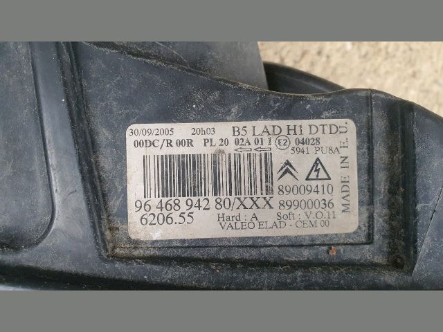 bontott CITROËN C4 Jobb Xenon Fényszóró