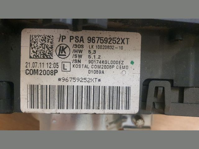 bontott CITROËN C4 Komplett Kormánykapcsoló (Bajuszkapcsoló)