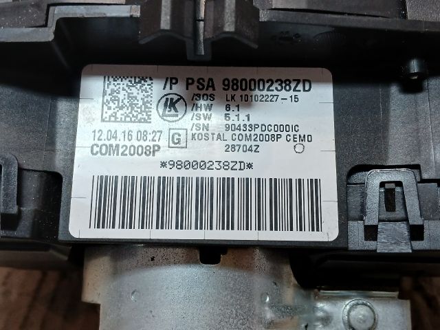 bontott CITROËN C4 Komplett Kormánykapcsoló (Bajuszkapcsoló)