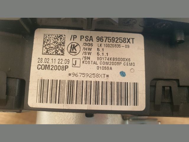 bontott CITROËN C4 Komplett Kormánykapcsoló (Bajuszkapcsoló)