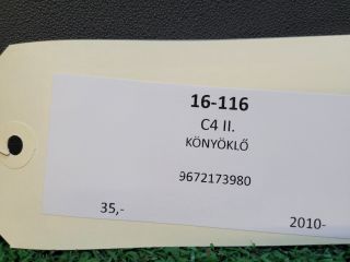 bontott CITROËN C4 Könyöklő