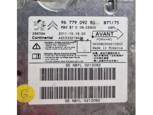 bontott CITROËN C4 Légzsák Elektronika