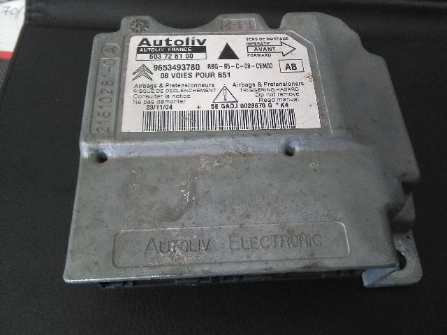 bontott CITROËN C4 Légzsák Elektronika