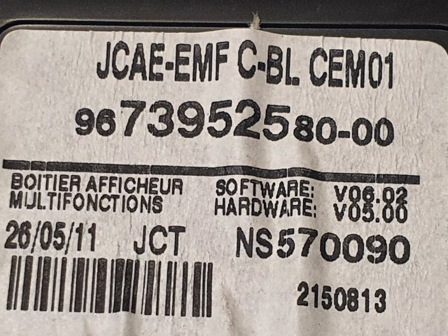 bontott CITROËN C4 Multifunkciós Kijelző