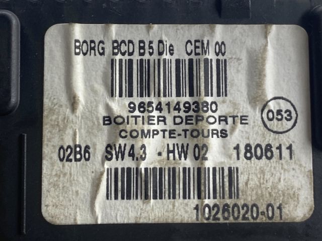 bontott CITROËN C4 Multifunkciós Kijelző