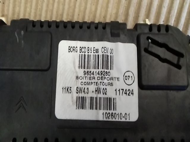 bontott CITROËN C4 Multifunkciós Kijelző