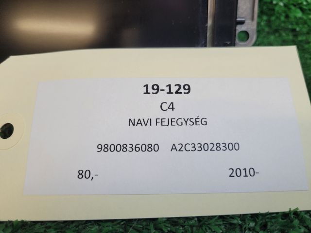 bontott CITROËN C4 Navigációs Fejegység