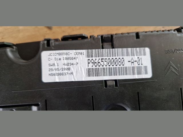 bontott CITROËN C4 PICASSO Kilométeróra