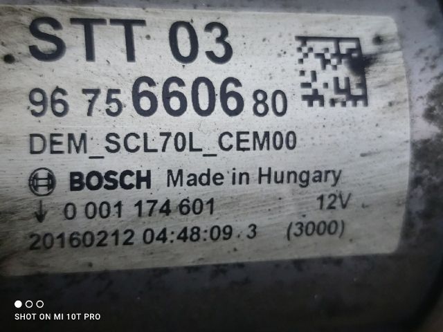 bontott CITROËN C4 PICASSO Önindító