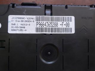 bontott CITROËN C4 PICASSO Kilométeróra