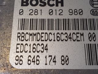 bontott CITROËN C4 PICASSO Motorvezérlő