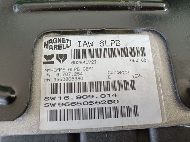 bontott CITROËN C4 PICASSO Motorvezérlő