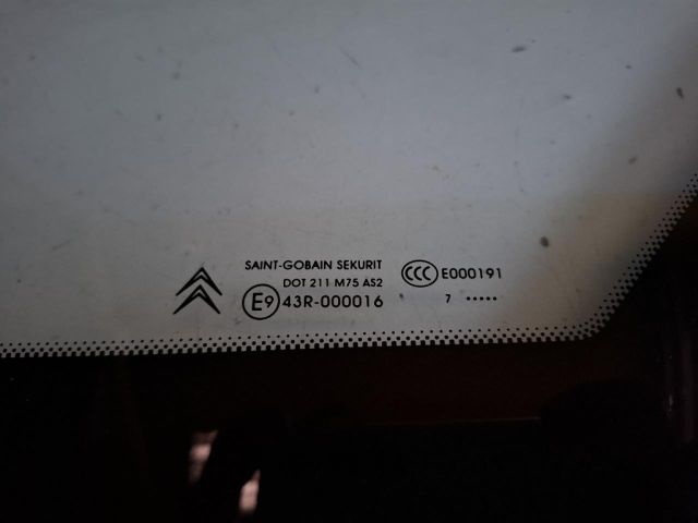 bontott CITROËN C4 PICASSO Bal A Oszlop Oldalablak Üveg