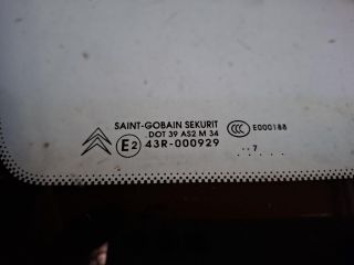 bontott CITROËN C4 PICASSO Bal C Oszlop Oldalablak Üveg