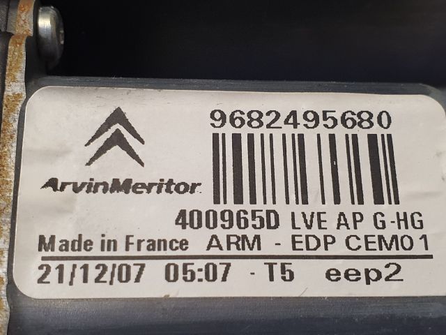 bontott CITROËN C4 PICASSO Bal első Ablakemelő Motor