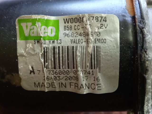 bontott CITROËN C4 PICASSO Bal első Ablaktörlő Motor