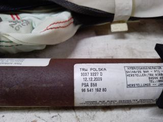 bontott CITROËN C4 PICASSO Bal első Függöny Légzsák