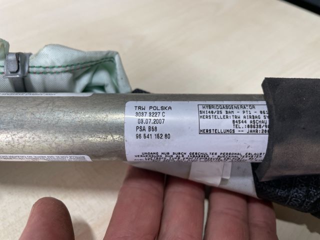 bontott CITROËN C4 PICASSO Bal Függönylégzsák és Oldallégzsák