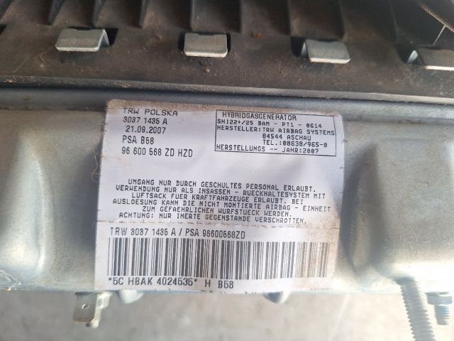 bontott CITROËN C4 PICASSO Bal Térdlégzsák