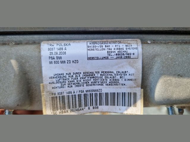 bontott CITROËN C4 PICASSO Bal Térdlégzsák