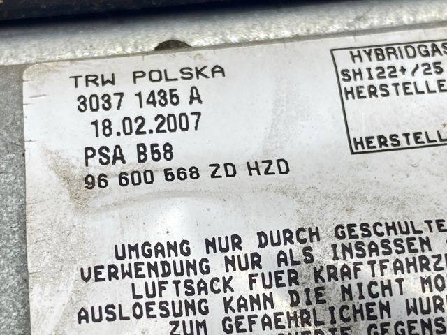 bontott CITROËN C4 PICASSO Bal Térdlégzsák