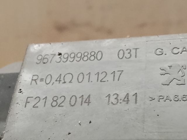 bontott CITROËN C4 PICASSO Előtét Ellenállás Hűtőventilátor