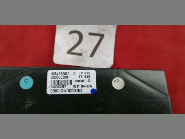 bontott CITROËN C4 PICASSO Fűtés Vezérlő Modul