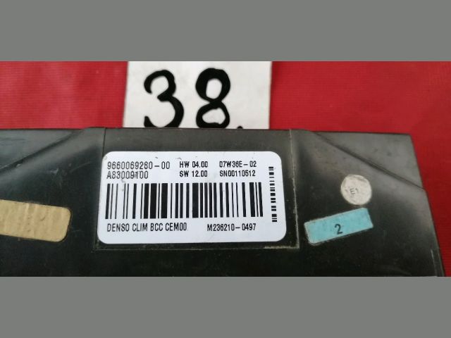 bontott CITROËN C4 PICASSO Fűtés Vezérlő Modul