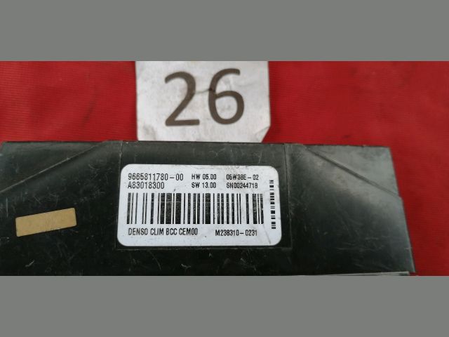 bontott CITROËN C4 PICASSO Fűtés Vezérlő Modul