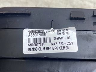 bontott CITROËN C4 PICASSO Fűtéskapcsoló (digit klímás)