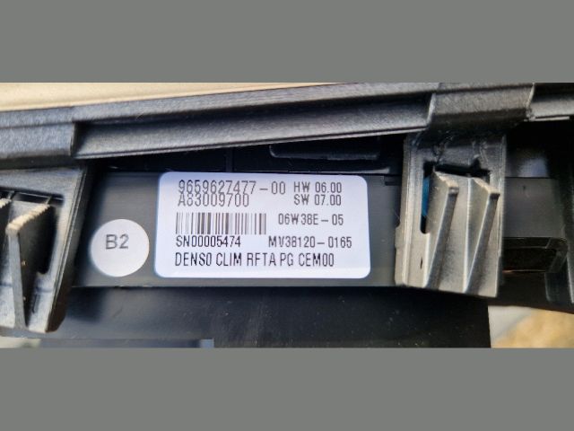 bontott CITROËN C4 PICASSO Fűtéskapcsoló (digit klímás)