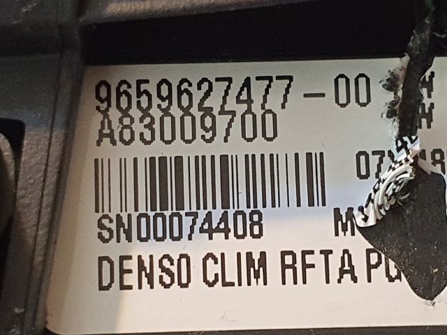 bontott CITROËN C4 PICASSO Fűtéskapcsoló (digit klímás)