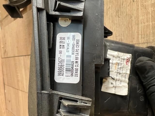 bontott CITROËN C4 PICASSO Fűtéskapcsoló (manuális klímás)