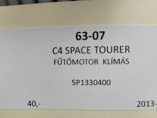 bontott CITROËN C4 PICASSO Fűtőmotor (Klímás)