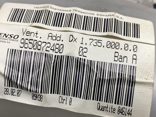 bontott CITROËN C4 PICASSO Fűtőmotor (Klímás)