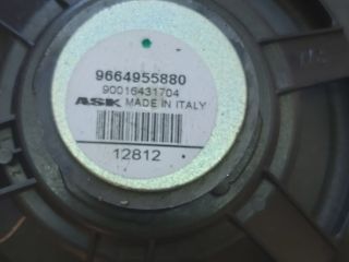 bontott CITROËN C4 PICASSO Hangszóró (Pozíciófüggetlen)