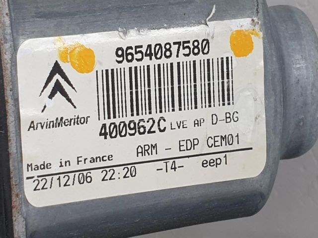 bontott CITROËN C4 PICASSO Jobb első Ablakemelő Szerkezet (Elektromos)