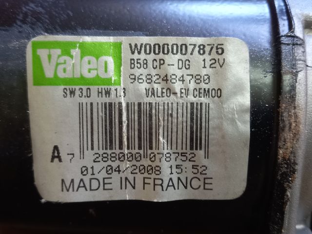 bontott CITROËN C4 PICASSO Jobb első Ablaktörlő Motor