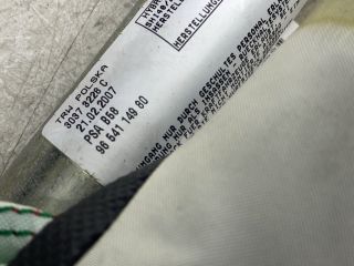 bontott CITROËN C4 PICASSO Jobb első Függöny Légzsák