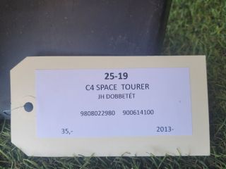 bontott CITROËN C4 PICASSO Jobb hátsó Dobbetét (Kerékjárati, Műanyag)