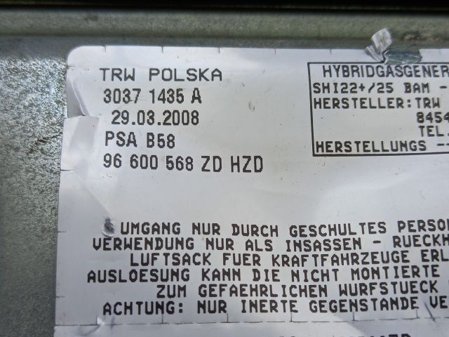 bontott CITROËN C4 PICASSO Kormánylégzsák