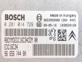 bontott CITROËN C4 PICASSO Motorvezérlő