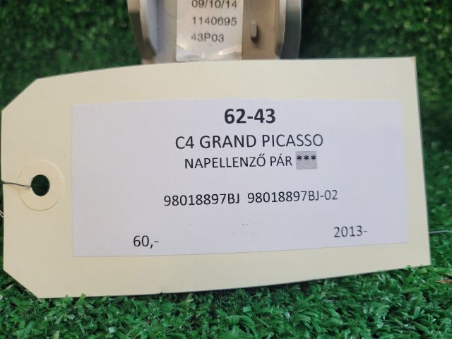 bontott CITROËN C4 PICASSO Napellenző Pár