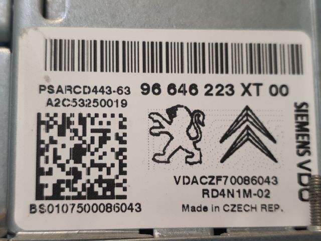 bontott CITROËN C4 PICASSO Rádió / CD