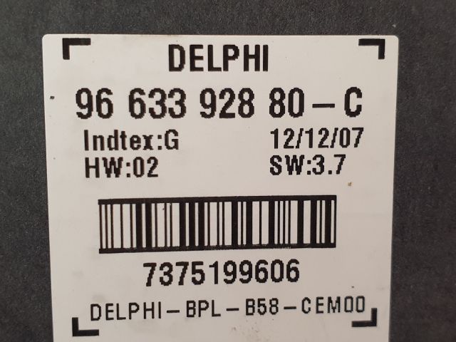 bontott CITROËN C4 PICASSO Riasztó Központ