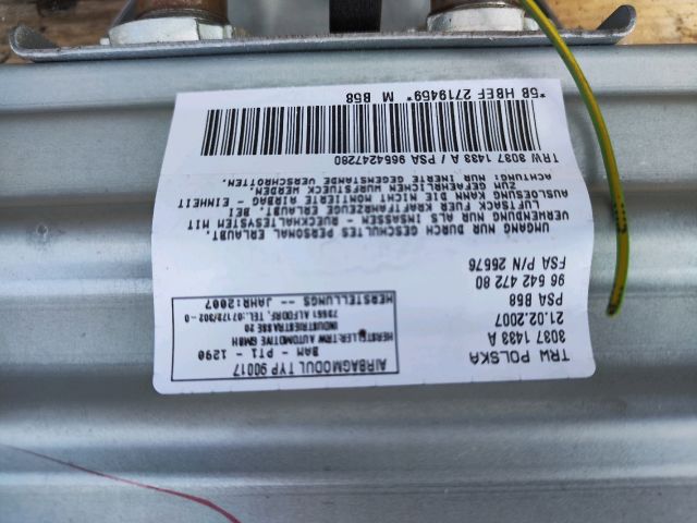 bontott CITROËN C4 PICASSO Utasoldali Légzsák